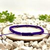 macrame naramek matny ametyst fialovy 1
