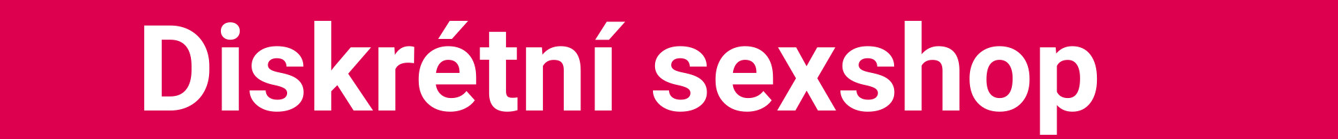 Diskrétní sexshop