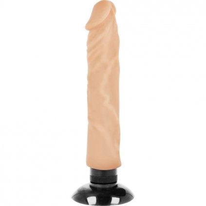 BASECOCK REALISTICKÝ VIBRÁTOR 2-1 FLESH 20CM