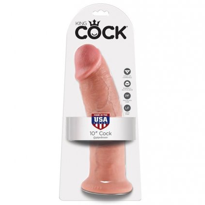 KING COCK 10" COCK FLESH 25.4 CM