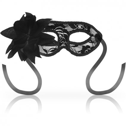 OHMAMA MASKS LACE EYEMASK A FLOWER - Barva: ČERNÁ