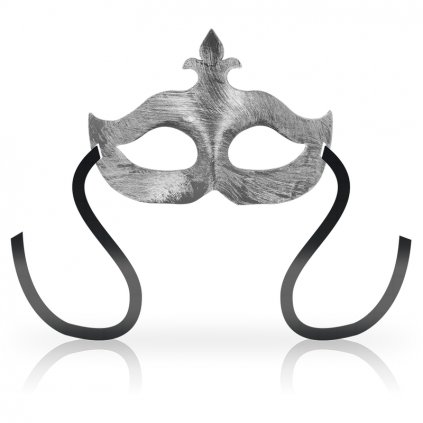 OHMAMA MASKS FLEUR DE LIS EYEMASK - Barva: STŘÍBRNÁ