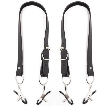 OHMAMA FETIŠ LEG BONDAGE STRAP CLIT CLAMPS