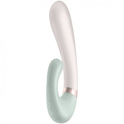 SATISFYER HEAT WAVE VIBRÁTOR APP - Barva: BÍLÁ