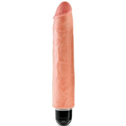 KING COCK 25.4 CM VIBRAČNÍ STIFFY - FLESH