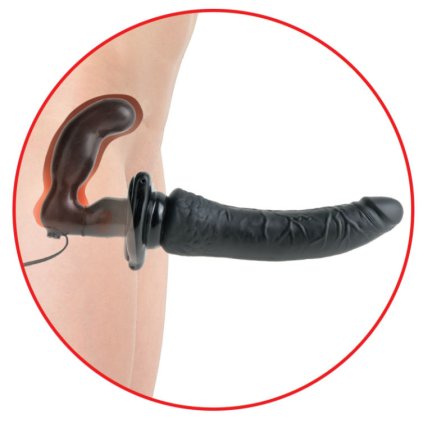 Oboustranný vibrační strapless STRAPON s dálkovým ovládáním