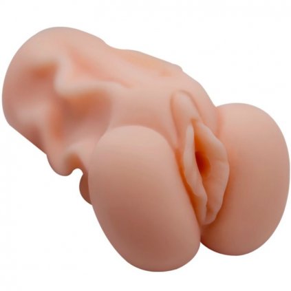 Ruční masturbátor vagína CRAZY BULL - LINDA 13.7 CM