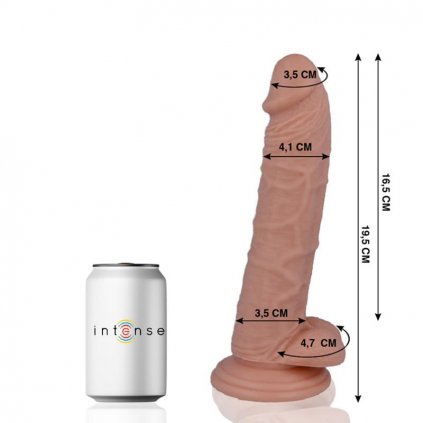 MR INTENSE 15 REALISTICKÝ penis 19.5 x 4.1 cm