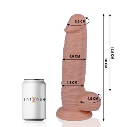 MR INTENSE 20 REALISTICKÉ dildo 20 x 4.6 cm