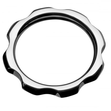Erekční kroužek na penis a varlata z nerezové oceli TORQUE 4,5 cm