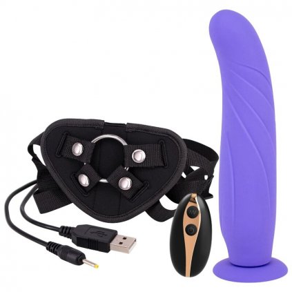 SEVENCREATIONS STRAP ON HARNESS S DILDO 24 CM