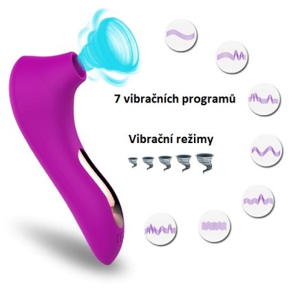 Sací womanizer vibrátor Imini – bezdotykový stimulátor klitorisu s 7 režimy
