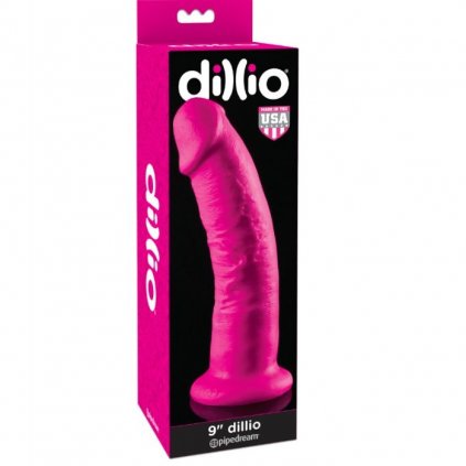 DILDO 22.9 CM DILLIO Barva: RŮŽOVÁ