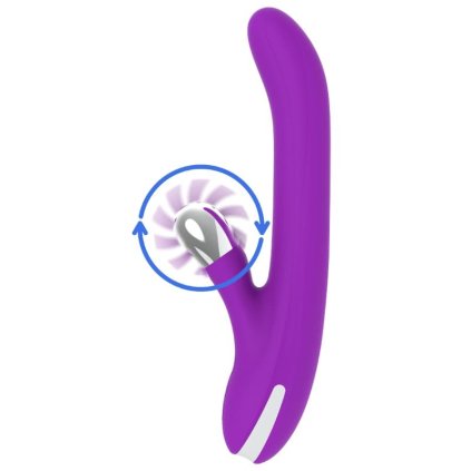 Nabíjecí rotační vibrátor se stimulátorem klitorisu  2.0