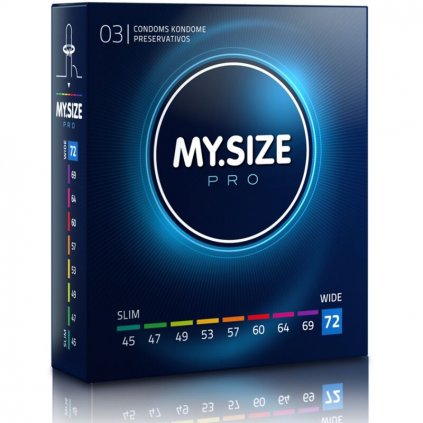 MY SIZE PRO CONDOMS 72 MM 3 UNITS