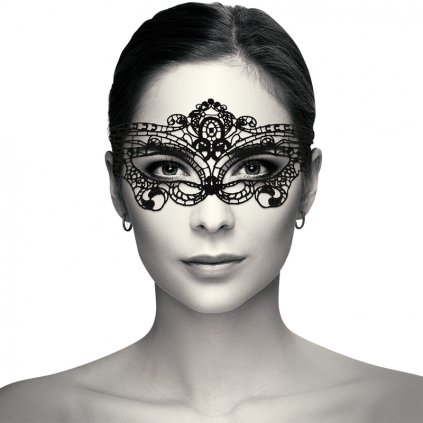 COQUETTE CHIC DESIRE LACE MASK Barva: ČERNÁ