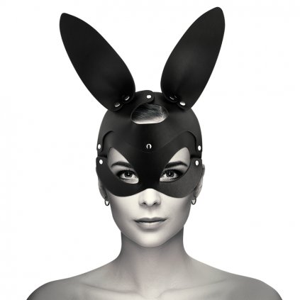 COQUETTE CHIC DESIRE VEGAN LEATHER MASK S BUNNY EARS