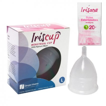 IRISCUP Menstruační kalíšek Velikost L Barva: RŮŽOVÁ