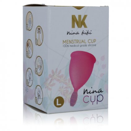 NINA CUP Menstruační kalíšek Velikost L, Barva: RŮŽOVÁ