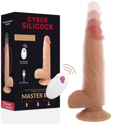 CYBER SILICOCK DÁLKOVÉ OVLÁDÁNÍ REALISTICKÝ MASTER BEN