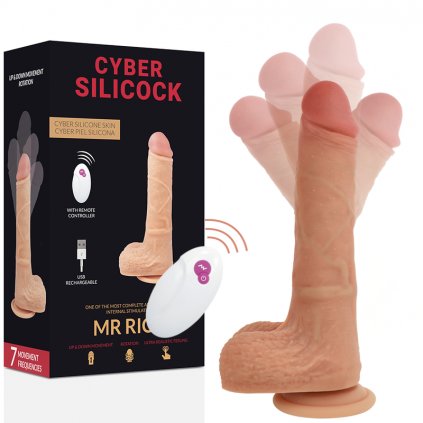 CYBER SILICOCK DÁLKOVÉ OVLÁDÁNÍ REALISTICKÝ MR RICK