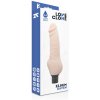Unikátní samolubrikující vibrační dildo 23,8 x 3,8 cm