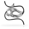 OHMAMA MASKS FLEUR DE LIS EYEMASK - Barva: STŘÍBRNÁ