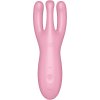 SATISFYER THREESOME 4 VIBRÁTOR APP - Barva: RŮŽOVÁ