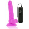 DIVERSIA FLEXIBLE VIBRAČNÍ DILDO 18 CM - Barva: FIALOVÁ