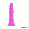 DIVERSIA FLEXIBLE VIBRAČNÍ DILDO 23 CM - Barva: FIALOVÁ