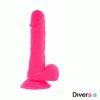 DIVERSIA FLEXIBLE VIBRAČNÍ DILDO 20.5 CM - Barva: RŮŽOVÁ