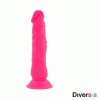 DIVERSIA FLEXIBLE VIBRAČNÍ DILDO 21 CM - Barva: RŮŽOVÁ