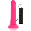 DIVERSIA FLEXIBLE VIBRAČNÍ DILDO 23 CM - Barva: RŮŽOVÁ