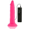 DIVERSIA FLEXIBLE VIBRAČNÍ DILDO 23 CM - Barva: RŮŽOVÁ