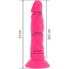 DIVERSIA FLEXIBLE VIBRAČNÍ DILDO 23 CM - Barva: RŮŽOVÁ