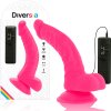 Robertek - dildo s dálkovým ovládáním 21.5 cm. Barva: Nachová