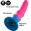 Anální dildo - vibrátor s dálkovým ovládáním v hodinkách. 15,5 cm