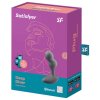 SATISFYER DEEP DIVER VIBRAČNÍ KOLÍK APP - Barva: ŠEDÁ