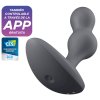SATISFYER DEEP DIVER VIBRAČNÍ KOLÍK APP - Barva: ŠEDÁ