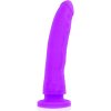 Silikonové dildo 23 x 4,5 cm s postrojem