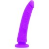 Silikonové dildo 23 x 4,5 cm s postrojem
