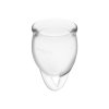 SATISFYER FEEL CONFIDENT MENSTRUAL CUP CLEAR 15+20ML
