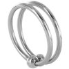 Ocelový kroužek na penis a varlata 32 mm