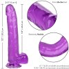 CALEX SIZE QUEEN DILDO - Barva: FIALOVÁ 25.5 CM
