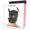 DARKNESS NEOPRENE DOG HOOD S REMOVABLE MUZZLE L