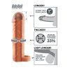 Návlek na penis. Prodloužení o 2,5 cm a 33% obvodu