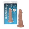 Menší realistický penis - dildo 16.6 x 4.4 cm s přísavkou