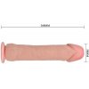 Velké dildo 26 cm s přísavkou