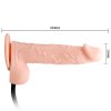 Unikátní nafukovací realistické dildo 19 x 3,5 cm s přísavkou
