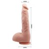 Realistické dildo 24 cm se stimulací bodu G